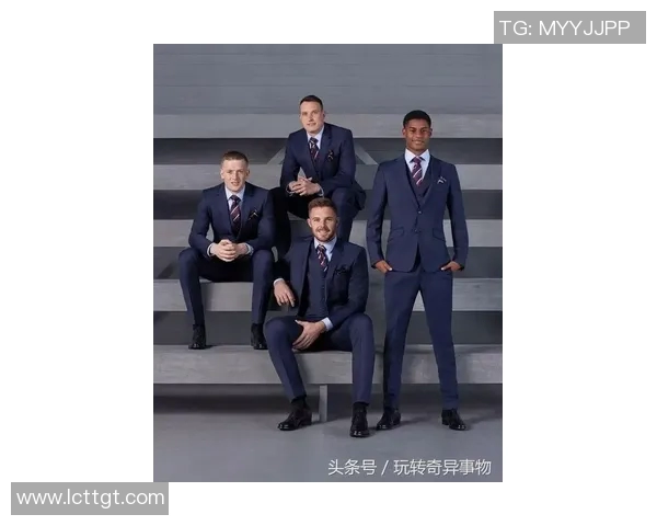 足球明星盛装合影展现魅力西装男生的风采与自信